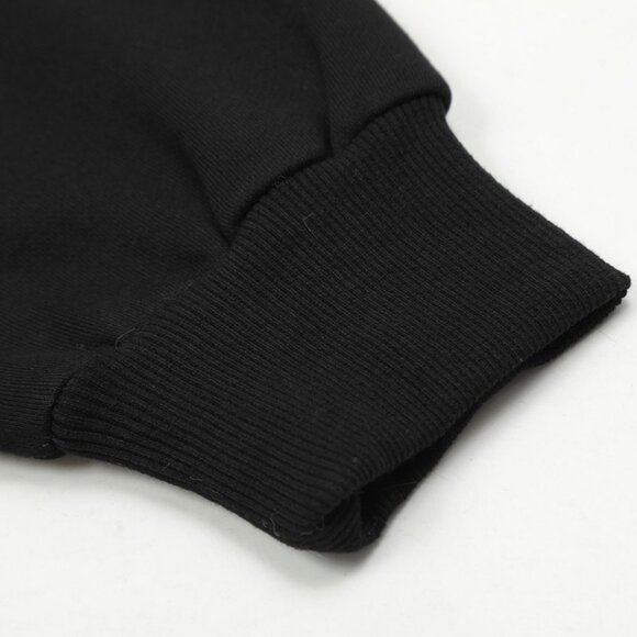 Kids Black Hooded Sweatshirt With Print Acme De La Vie - Picture 3 of 8